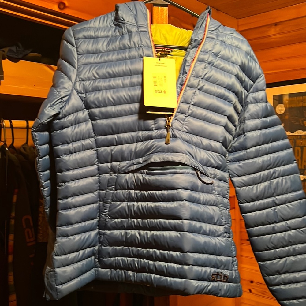 Stio pinion down pullover alpine lake small nwt